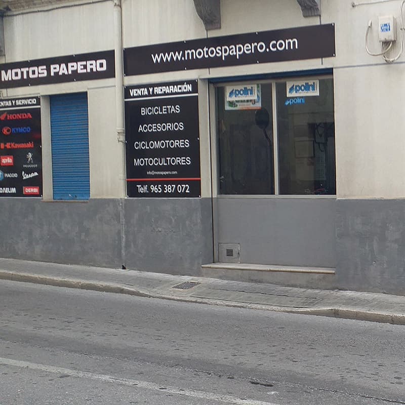 Fachada de Motos Papero